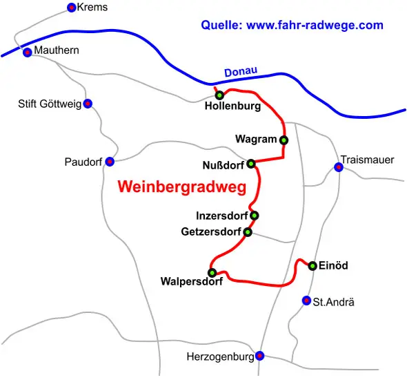Weinbergradweg Niederoesterreich